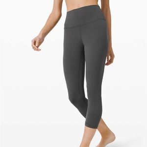 Lululemon Gray Align Crop Legging